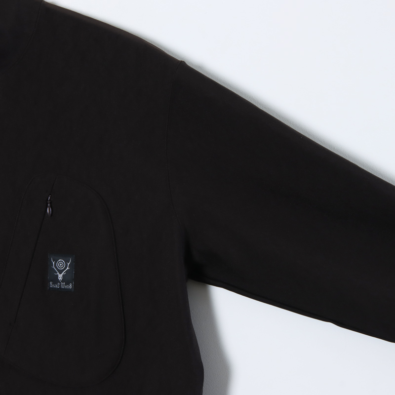 South2 West8(ġȥ) Zipped Pullover Scouting Shirt - N/PE/PU Tricot Jersey