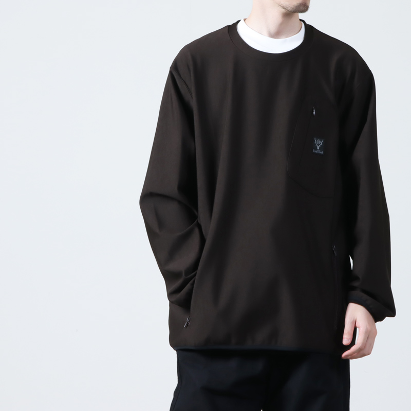 South2 West8(ġȥ) Crew Neck Scouting Shirt - N/PE/PU Tricot Jersey