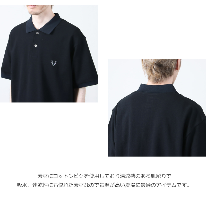 South2 West8(ġȥ) S/S Polo Shirt - Cotton Pique