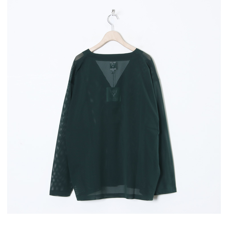 South2 West8(ġȥ) V-Neck Cardigan - Knit Mesh