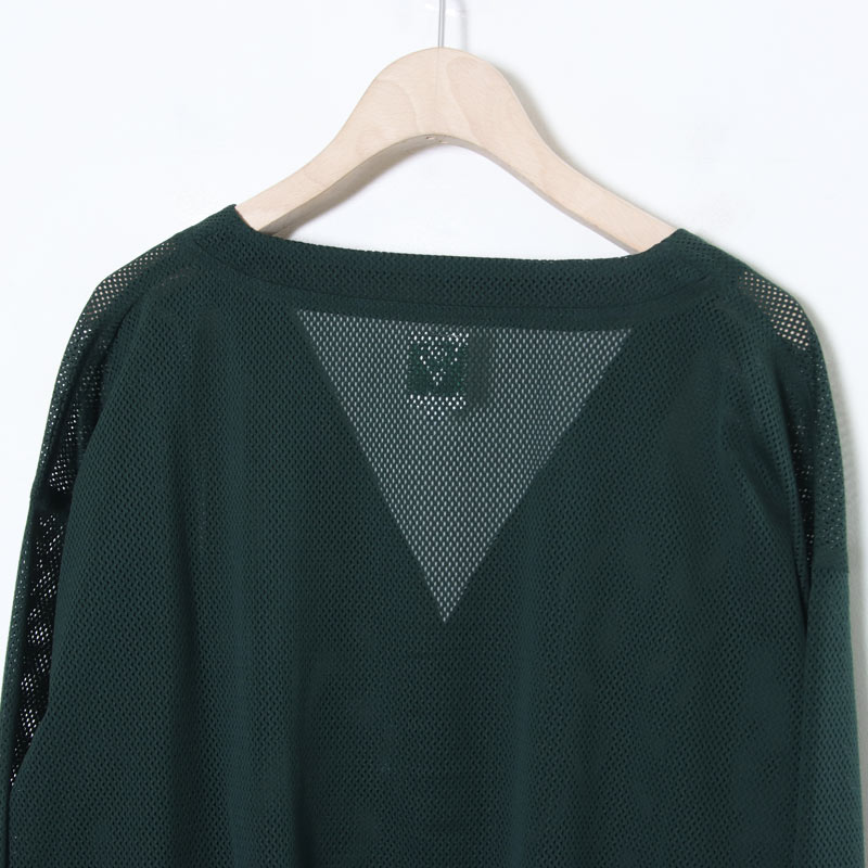 South2 West8(ġȥ) V-Neck Cardigan - Knit Mesh