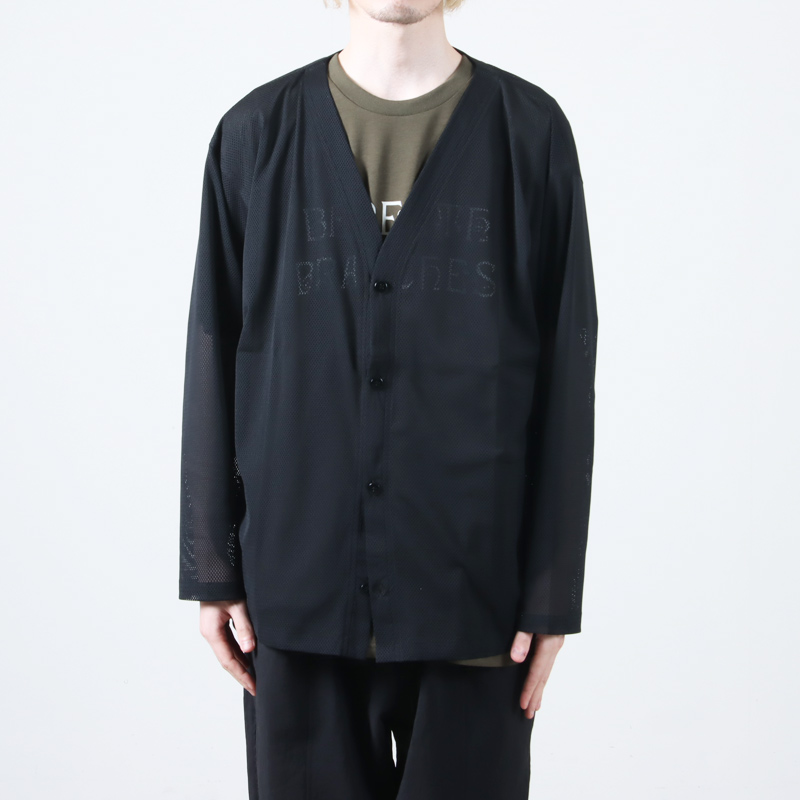 South2 West8(ġȥ) V-Neck Cardigan - Knit Mesh