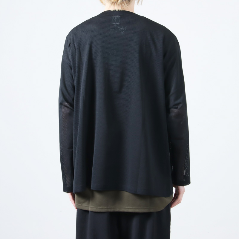 South2 West8(ġȥ) V-Neck Cardigan - Knit Mesh