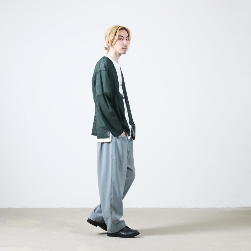 South2 West8(ġȥ) V-Neck Cardigan - Knit Mesh