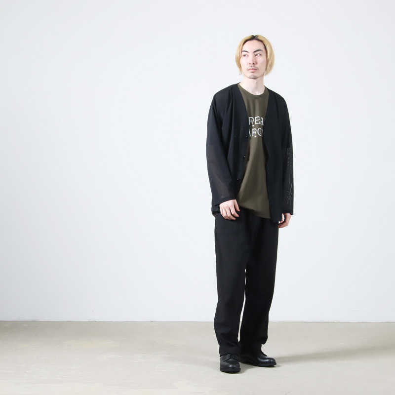 South2 West8(ġȥ) V-Neck Cardigan - Knit Mesh