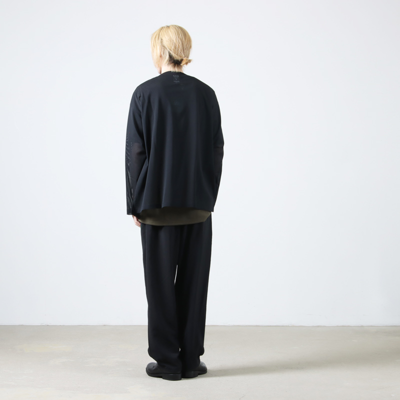 South2 West8(ġȥ) V-Neck Cardigan - Knit Mesh