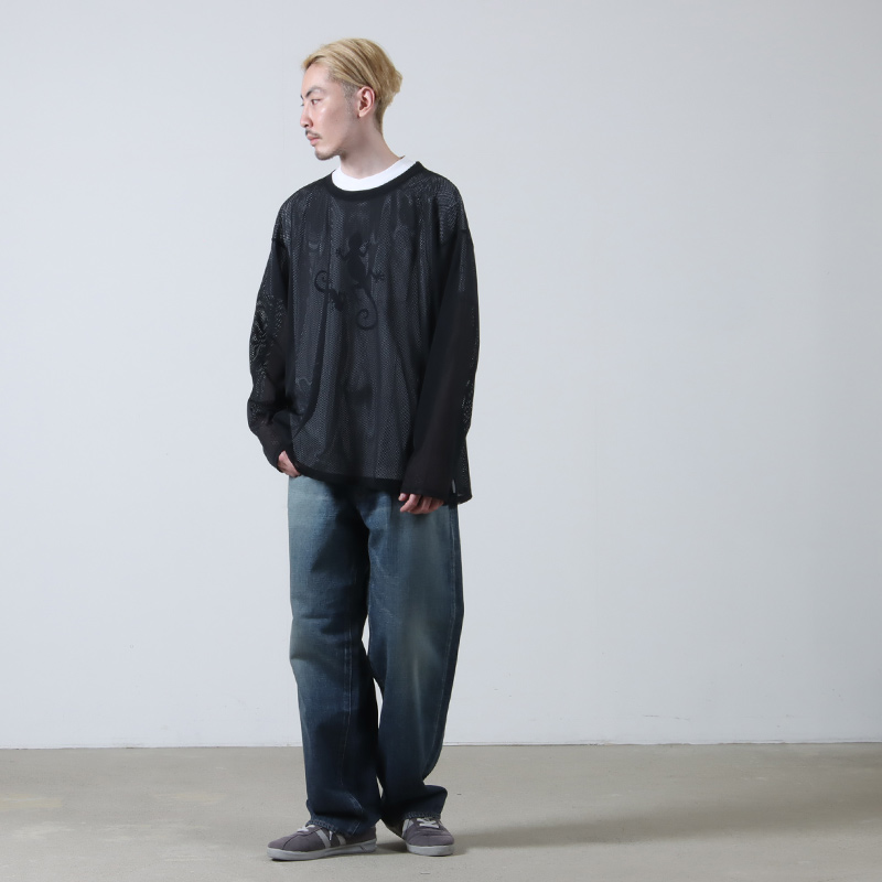 South2 West8(ġȥ) S.S. Crew Neck Shirt - Knit Mesh