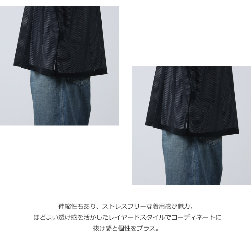 South2 West8(ġȥ) S.S. Crew Neck Shirt - Knit Mesh