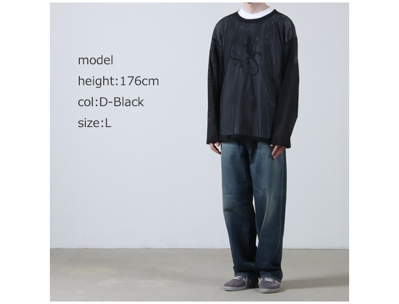 South2 West8(ġȥ) S.S. Crew Neck Shirt - Knit Mesh