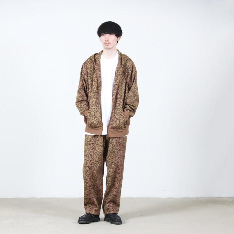 South2 West8(�������ġ��������ȥ�����) Trainer Hoody - Poly Jq. / Leopard