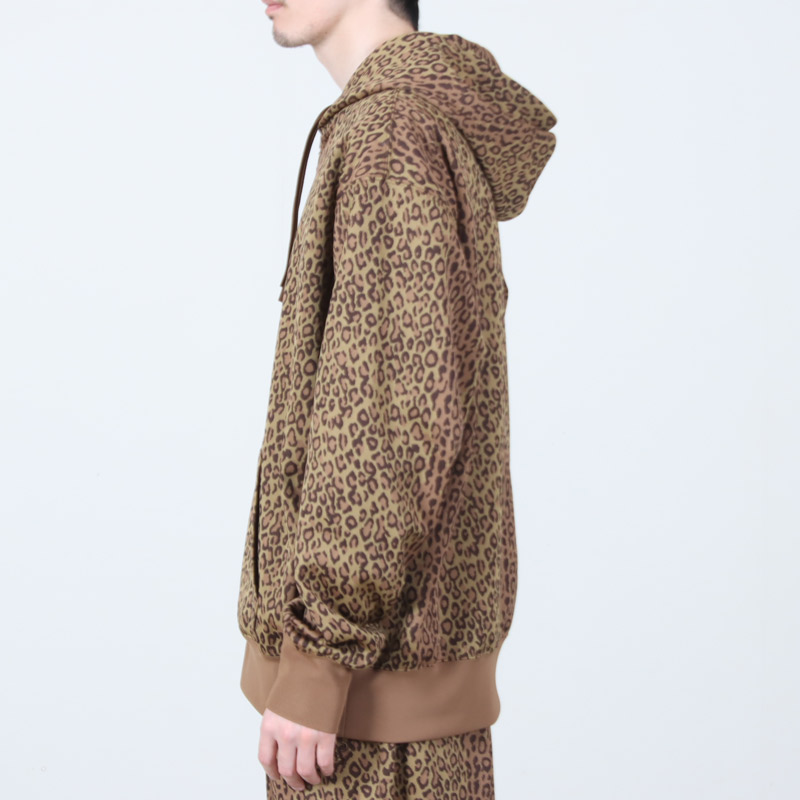 South2 West8(�������ġ��������ȥ�����) Trainer Hoody - Poly Jq. / Leopard