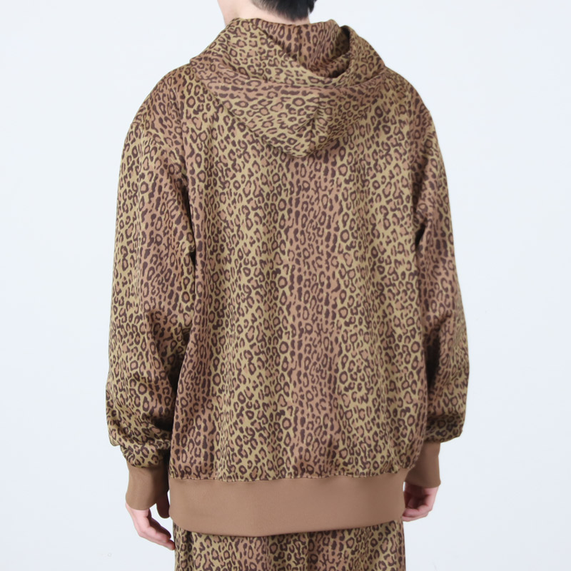 South2 West8(�������ġ��������ȥ�����) Trainer Hoody - Poly Jq. / Leopard
