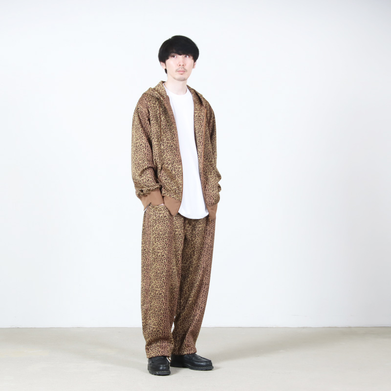 South2 West8(�������ġ��������ȥ�����) Trainer Hoody - Poly Jq. / Leopard