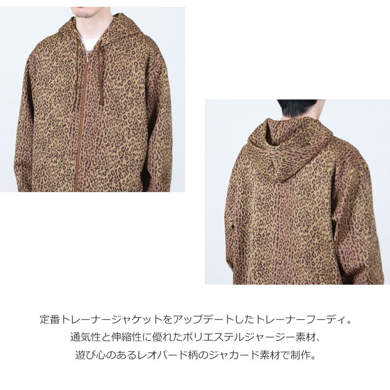 South2 West8(�������ġ��������ȥ�����) Trainer Hoody - Poly Jq. / Leopard