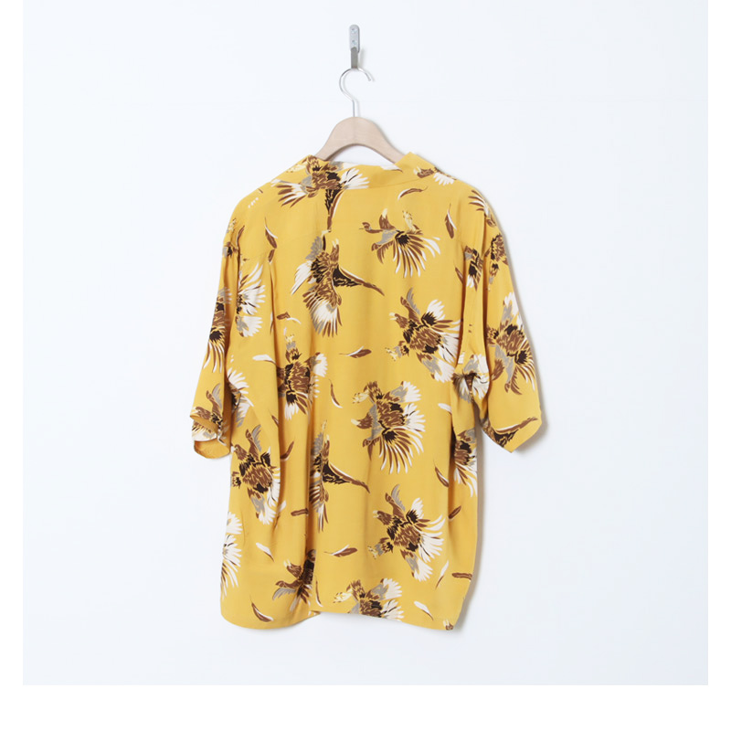 South2 West8(�������ġ��������ȥ�����) S/S Open Collar Shirt - Eagle