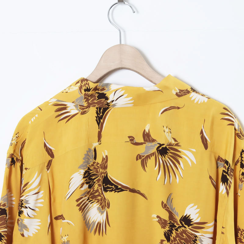 South2 West8(�������ġ��������ȥ�����) S/S Open Collar Shirt - Eagle