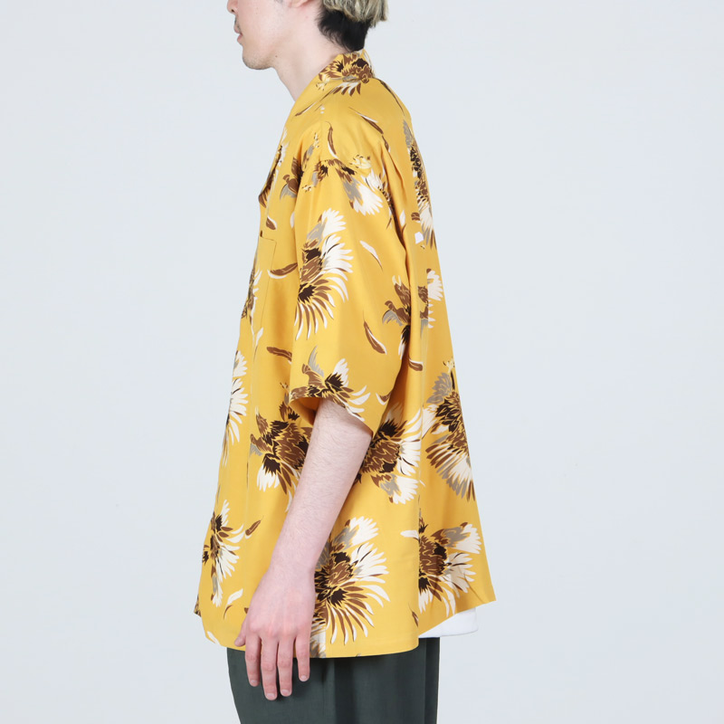 South2 West8(�������ġ��������ȥ�����) S/S Open Collar Shirt - Eagle