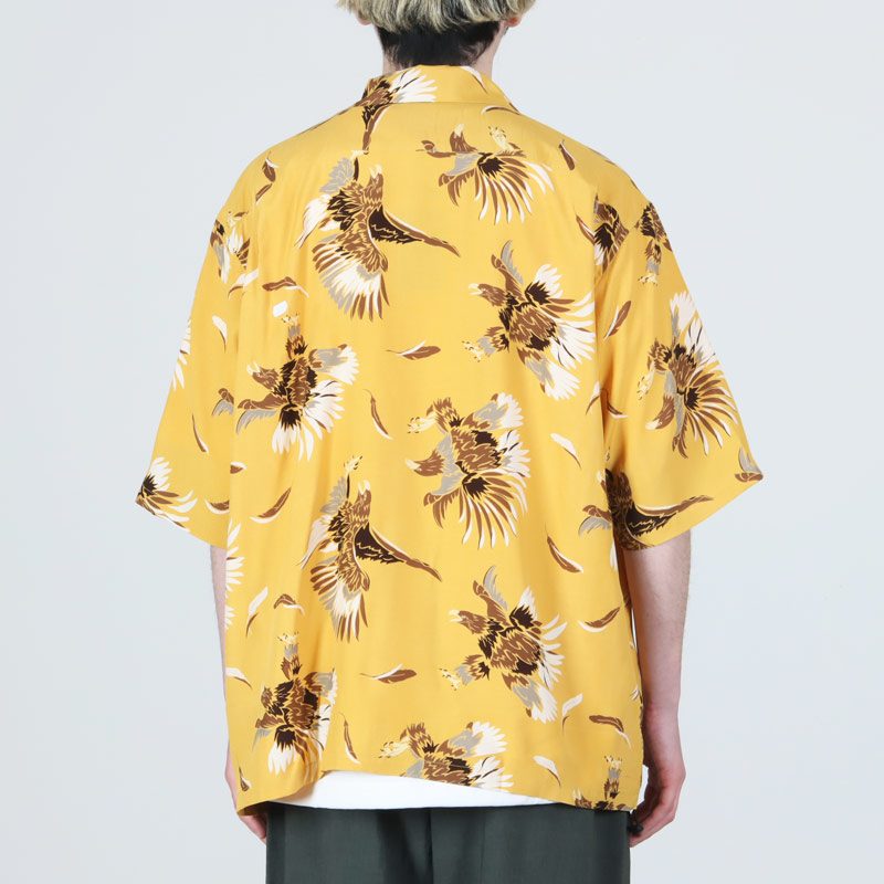 South2 West8(�������ġ��������ȥ�����) S/S Open Collar Shirt - Eagle