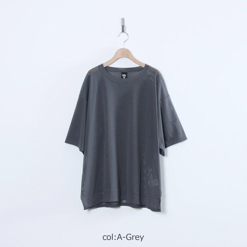 South2 West8(�������ġ��������ȥ�����) S/S Crew Neck Shirt - Knit Mesh