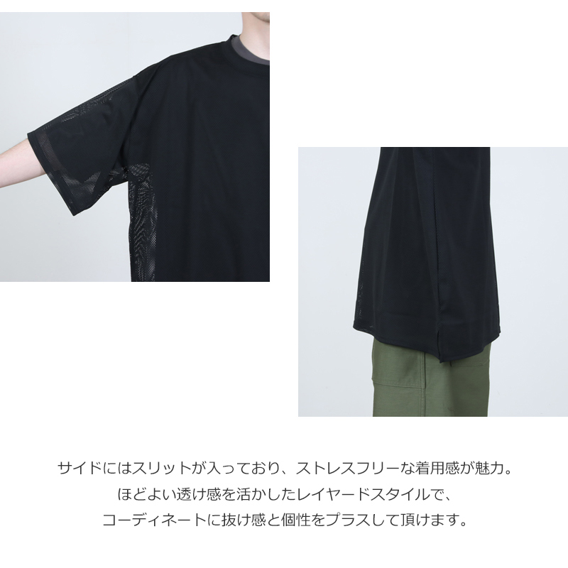 South2 West8(�������ġ��������ȥ�����) S/S Crew Neck Shirt - Knit Mesh