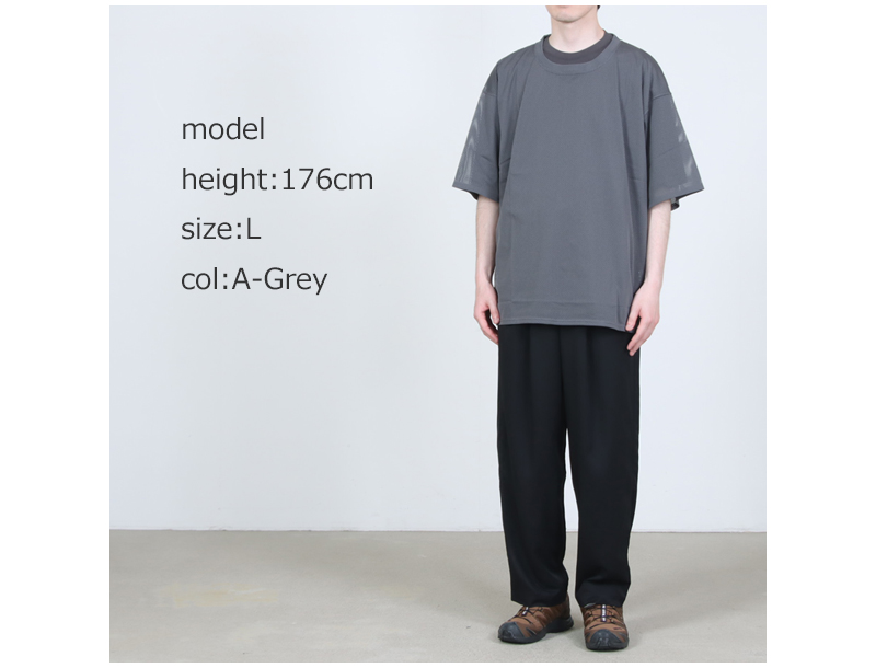 South2 West8(�������ġ��������ȥ�����) S/S Crew Neck Shirt - Knit Mesh