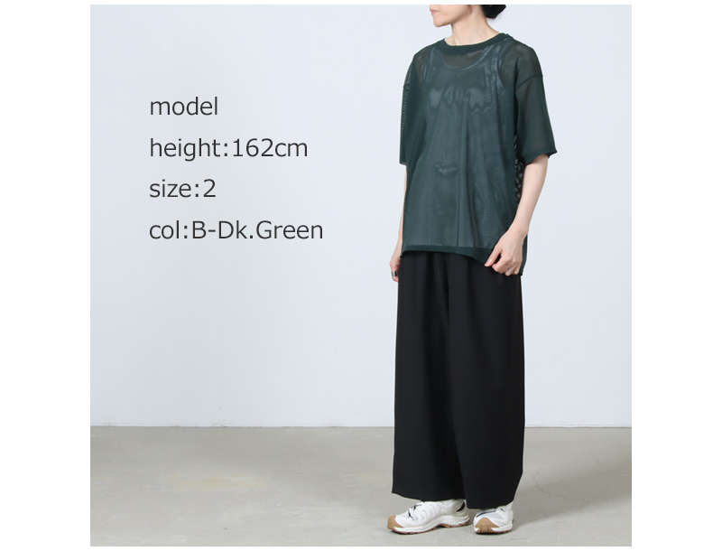 South2 West8(�������ġ��������ȥ�����) S/S Crew Neck Shirt - Knit Mesh