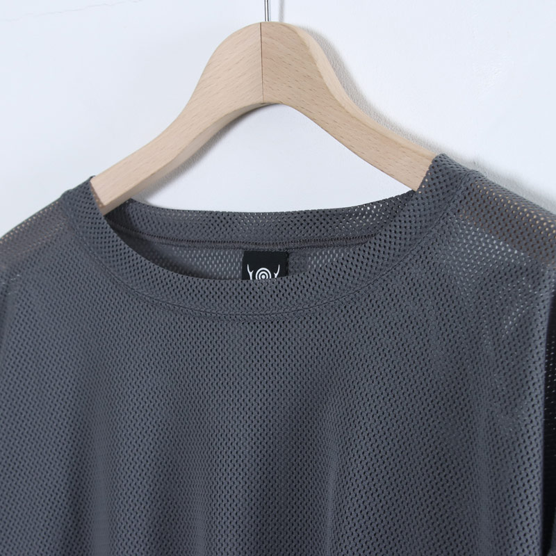 south2 west8 ニットメッシュ　シャツ South2 West8 (サウスツーウエストエイト) L/S Crew Neck Shirt - Knit