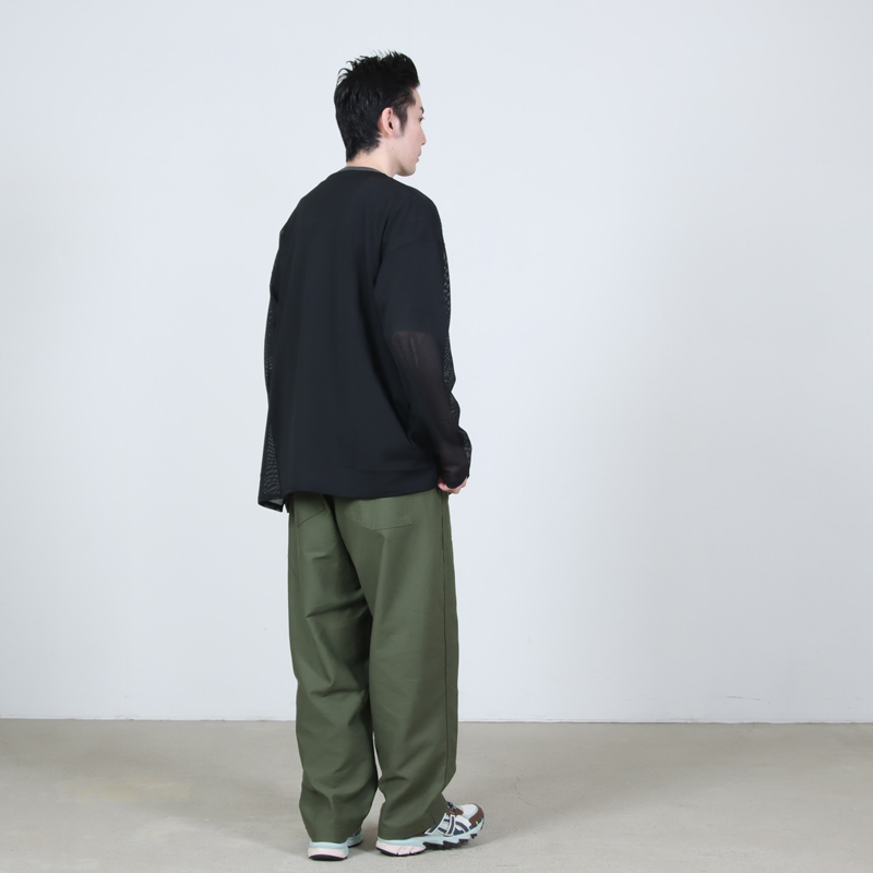 South2 West8(�������ġ��������ȥ�����) L/S Crew Neck Shirt - Knit Mesh