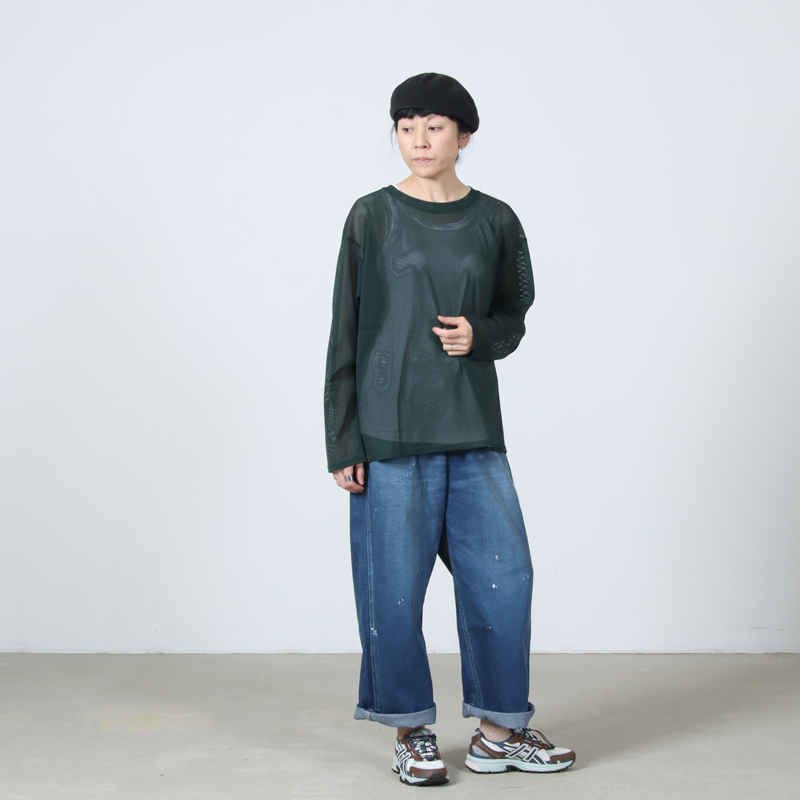 South2 West8(�������ġ��������ȥ�����) L/S Crew Neck Shirt - Knit Mesh