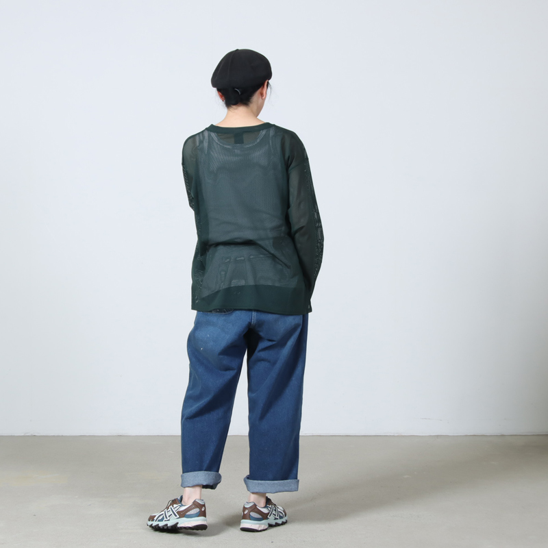South2 West8(�������ġ��������ȥ�����) L/S Crew Neck Shirt - Knit Mesh