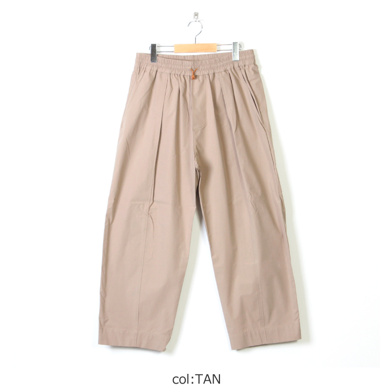 STUDIO NICHOLSON (スタジオニコルソン) CURVED EASY PANTS ASSAI ...