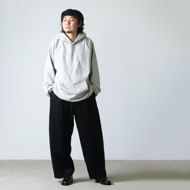 STUDIO NICHOLSON(˥륽) FELTED FINE WOOL TAILORED VOLUME PANT SORTE