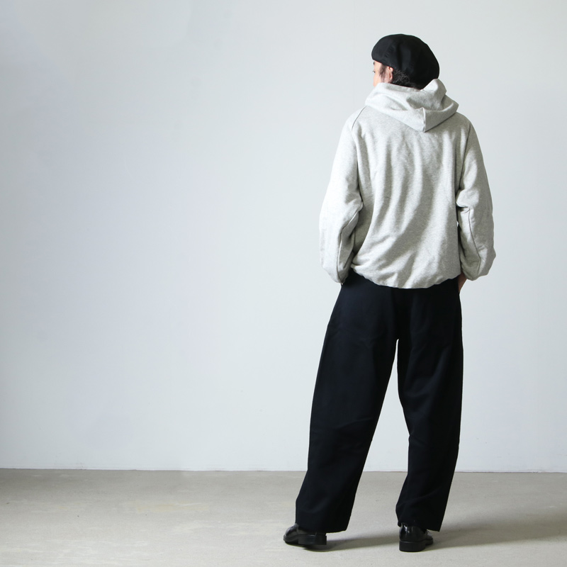 STUDIO NICHOLSON(˥륽) FELTED FINE WOOL TAILORED VOLUME PANT SORTE