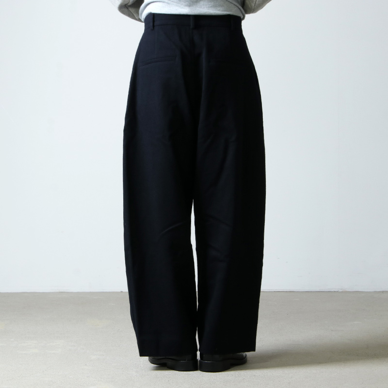 STUDIO NICHOLSON(˥륽) FELTED FINE WOOL TAILORED VOLUME PANT SORTE