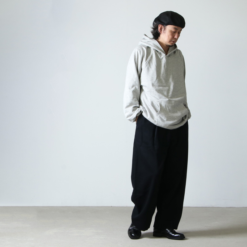 STUDIO NICHOLSON(˥륽) FELTED FINE WOOL TAILORED VOLUME PANT SORTE