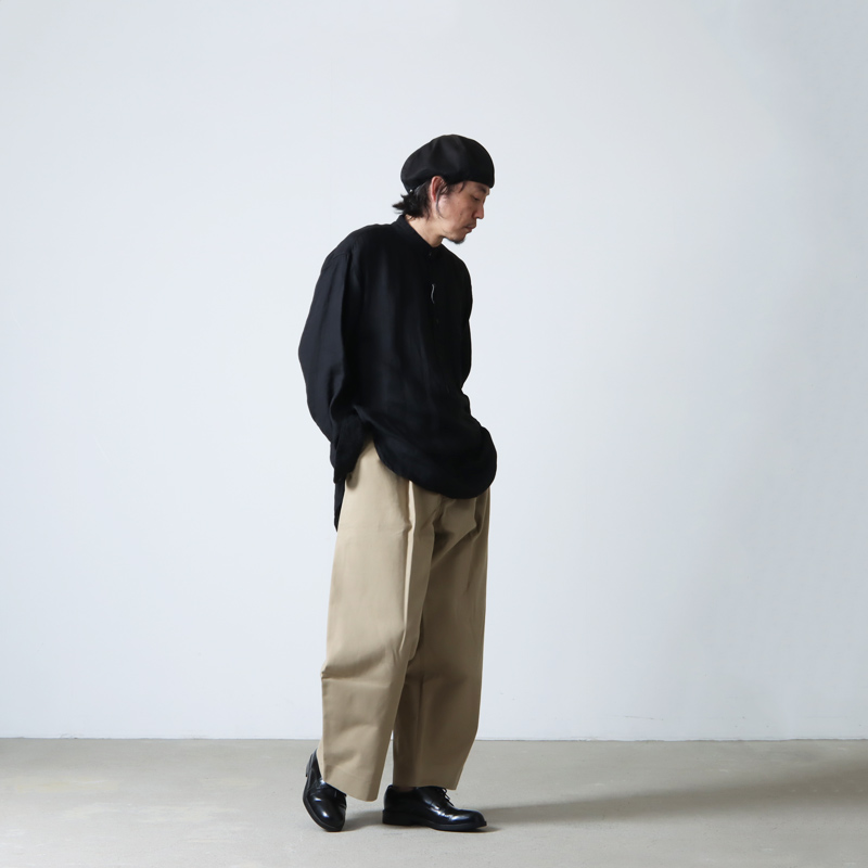 STUDIO NICHOLSON(˥륽) SORTE PEACHED COTTON TWILL