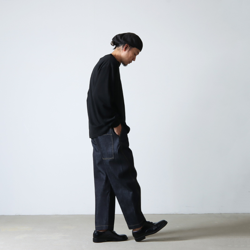 STUDIO NICHOLSON(˥륽) FORTH DENIM ROUND LEG PANT