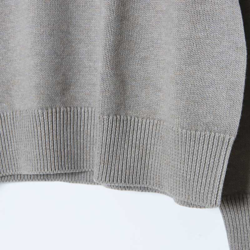 STUDIO NICHOLSON(˥륽) SOLA V NECK JUMPER