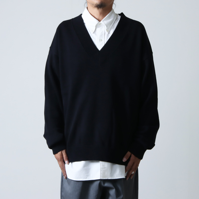 STUDIO NICHOLSON (スタジオニコルソン) SOLA V NECK JUMPER