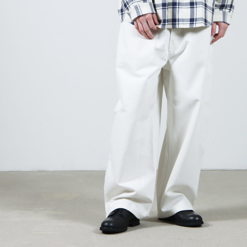 STUDIO NICHOLSON (˥륽) PAOLO SNM - DENIM VOLUME PANT