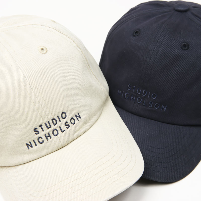 STUDIO NICHOLSON (スタジオニコルソン) CAP SNM - LOGO CAP / ロゴキャップ