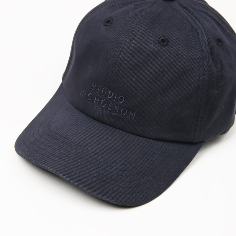 STUDIO NICHOLSON (スタジオニコルソン) CAP SNM - LOGO CAP / ロゴキャップ