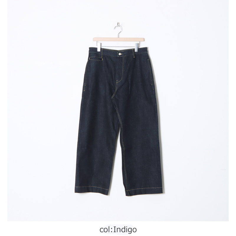 studio nicholson pyad denim pant indigoALLEGE