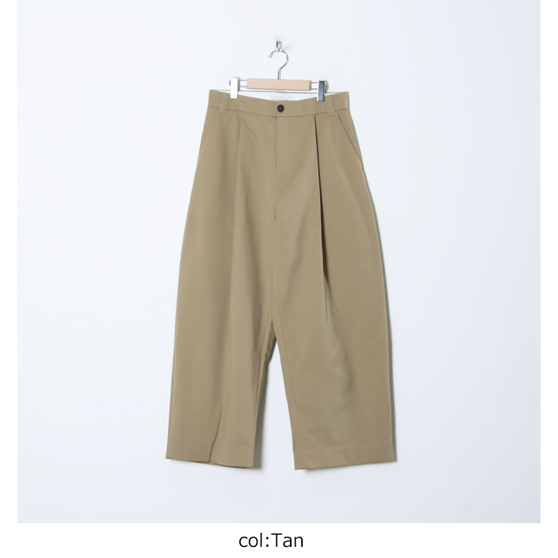 STUDIO NICHOLSON(˥륽) SORTE SNM - 351 - PEACHED COTTON TWILL