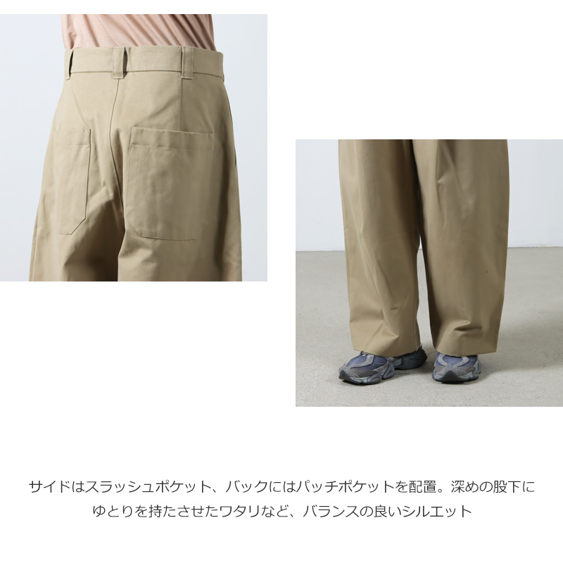 STUDIO NICHOLSON(˥륽) SORTE SNM - 351 - PEACHED COTTON TWILL