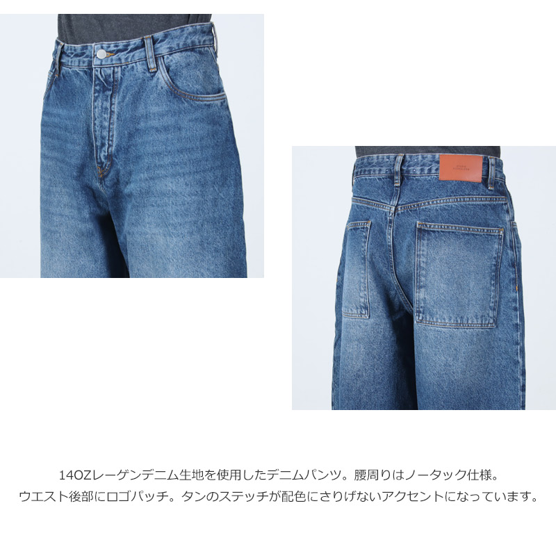 STUDIO NICHOLSON(���������˥��륽��) PAOLO SNM - 1023 14OZ REGEN DENIM