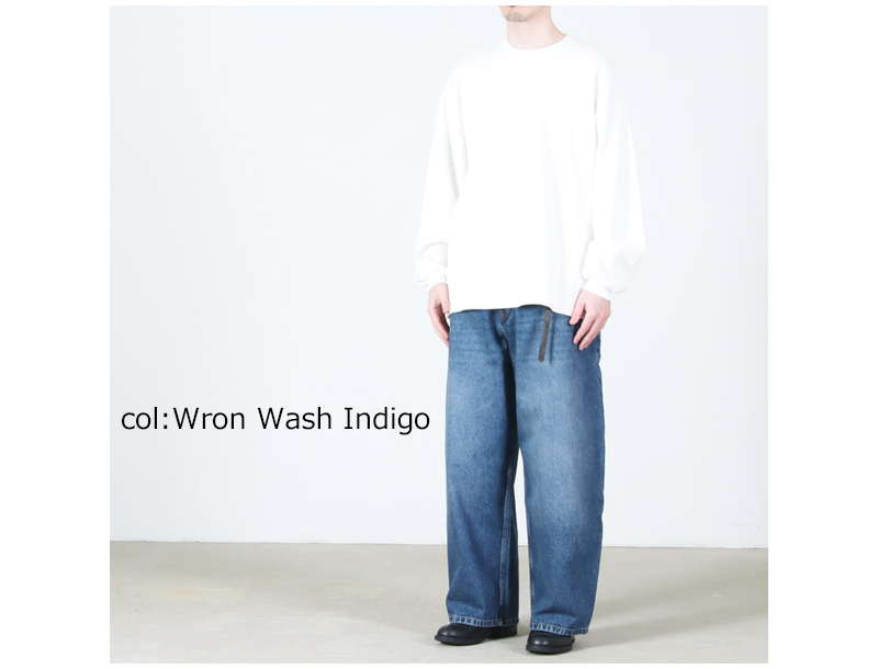 STUDIO NICHOLSON(���������˥��륽��) PAOLO SNM - 1023 14OZ REGEN DENIM