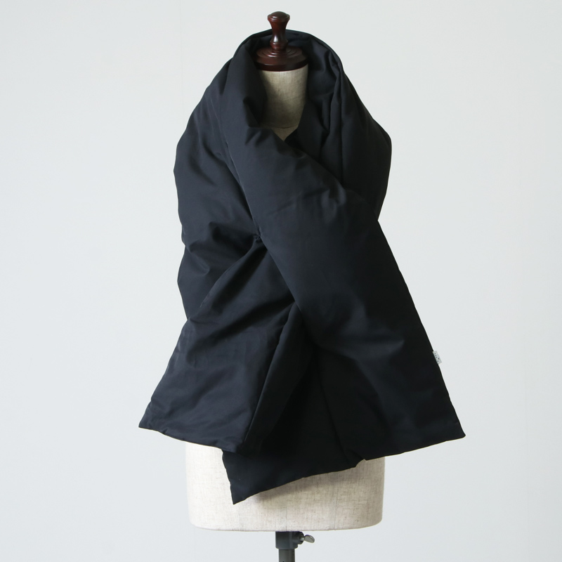 STUDIO NICHOLSON(˥륽) ECODOWN TECH COTTON PADDED SCARF PLUME