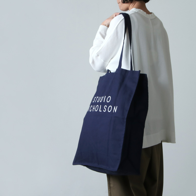 STUDIO NICHOLSON (スタジオニコルソン) COTTON CANVAS THE LARGE TOTE