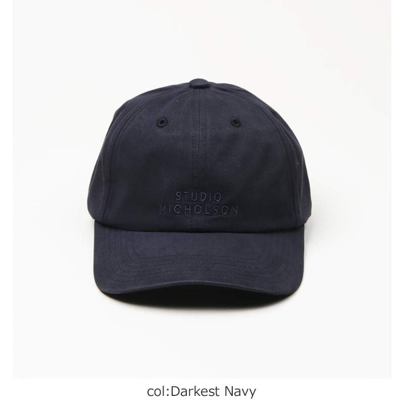 STUDIO NICHOLSON(˥륽) CAP SNM - 1168 COTTON TWILL